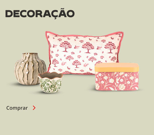 Produtos de Decoração da Coleção Campestre da marca Kasa