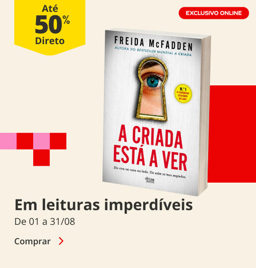 At&eacute; 50% Direto em leituras imperd&iacute;veis De 01 a 31/08