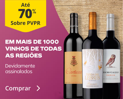 Até 70% em mais de 1000 vinhos de todas as regiões
