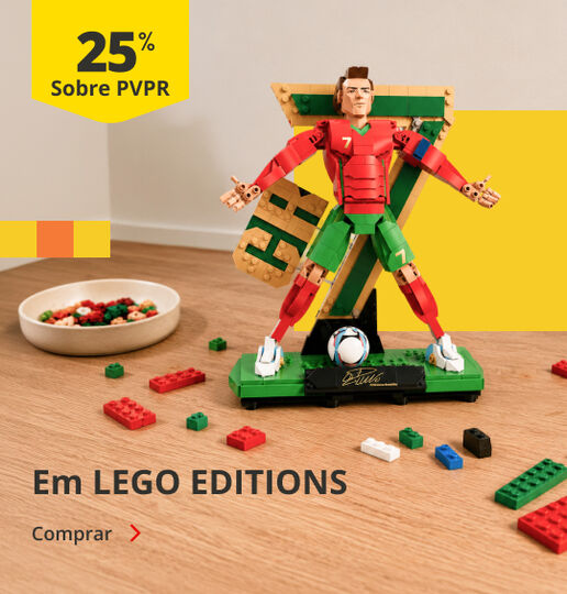 25% PVRP em LEGO EDITIONS