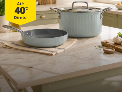 At&eacute; 40% Desconto Direto na Cole&ccedil;&atilde;o Ceramic Colors