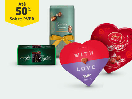 At&eacute; 50% PVPR em bombons