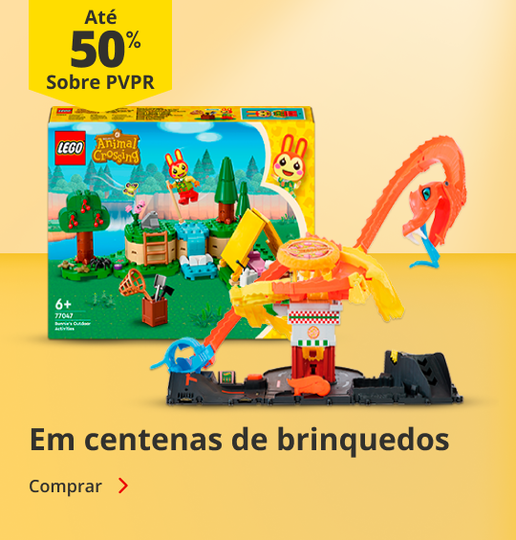 At&eacute; 50% em centenas de brinquedos