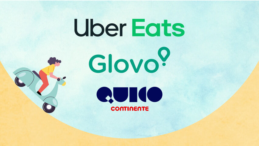 Entregas rápidas: Receba a sua encomenda em menos de 1 hora através dos nossos parceiros