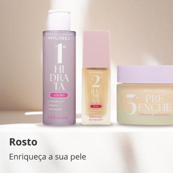 Cremes e s&eacute;runs de rosto Mylabel