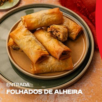 Folhados de Alheira com Grelos