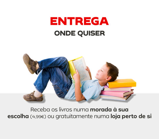Entrega onde quiser. Receba os livros numa morada à sua escolha (por 4,99€) ou gratuitamente numa loja perto de si.