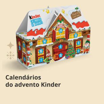 Calendários do Advento Kinder