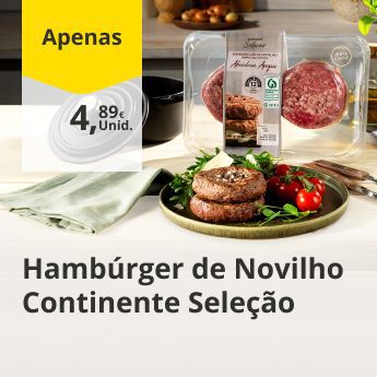 Continente Sele&ccedil;&atilde;o - Hamb&uacute;rgueres