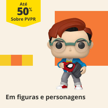 At&eacute; 50% PVPR em figuras e personagens