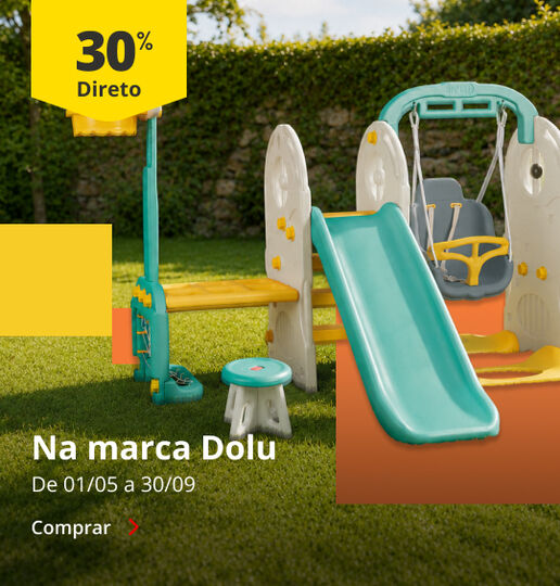 At&eacute; 30% Direto Marca Dolu. De 01/05 a 30/09 