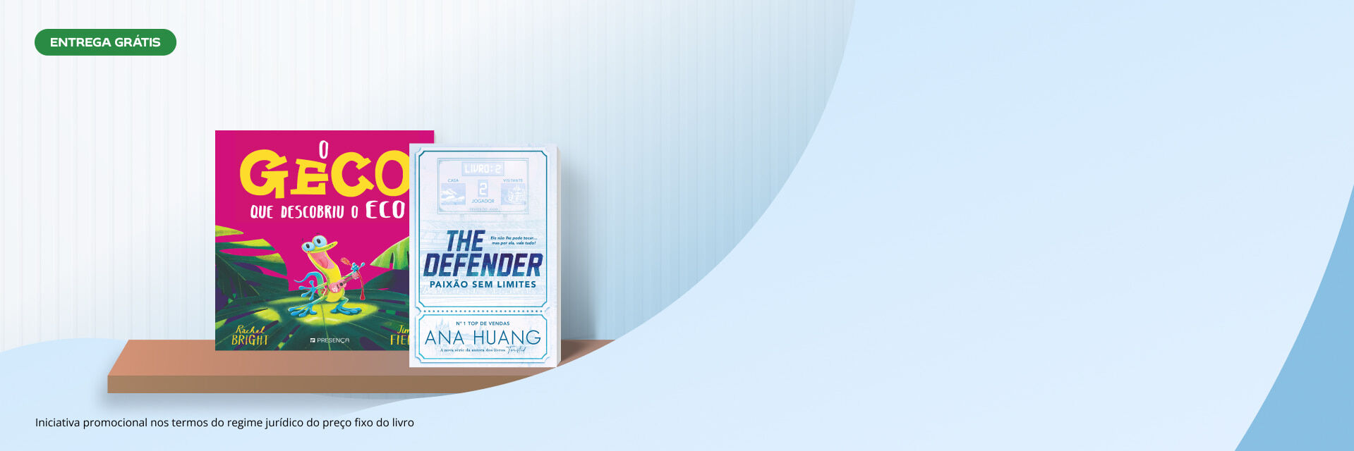 De 20% a 50% em todos os livros. De 21 a 23/04