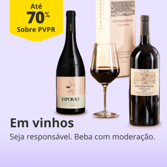 At&eacute; 70% PVPR em Vinhos