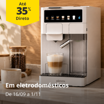 35% Desconto Direto em eletrodom&eacute;sticos. De 16/09 a 1/11