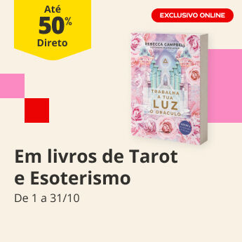 At&eacute; 50% DD em livros de Tarot e Esoterismo