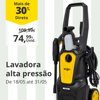 Mais de 30% Direto na Lavadora alta press&atilde;o Boost