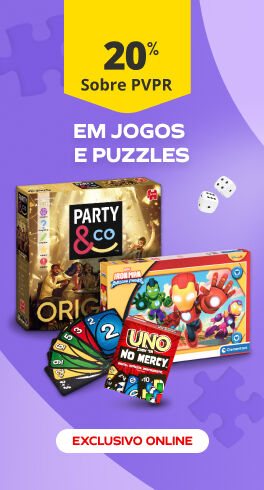 20% PVPR em jogos e puzzles