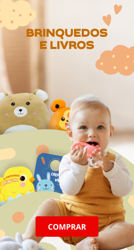 Brinquedos e livros para beb&eacute;