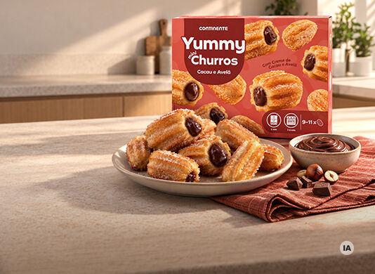 Mini churros chocolate