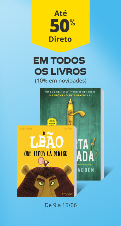 At&eacute; 50% Desconto Direto em todos os livros