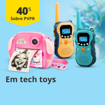 Até 50% sobre PVP Recomendado em tech toys