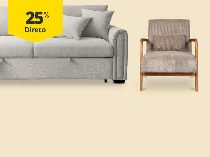 25% Desconto Direto em Mobiliário de Interior