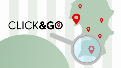 Recolha ao seu ritmo: Escolha um ponto Click&Go e recolha as suas compras quando lhe for mais conveniente.