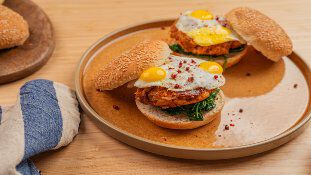 Receita Hamb&uacute;rguer de Alheira