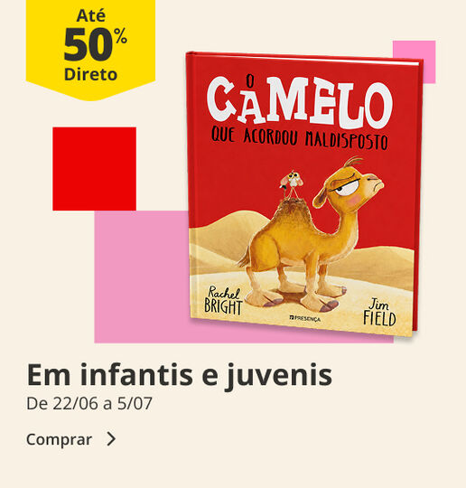 At&eacute; 50% desconto direto em Livros Infantis e Juvenis. De 22/06 a 5/07