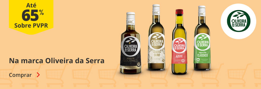 Até 65% sobre PVP Recomendado na marca Oliveira da Serra. Comprar.