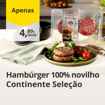 Continente Sele&ccedil;&atilde;o - Hamb&uacute;rgueres
