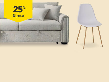 25% Desconto Direto em Mobiliário de Interior