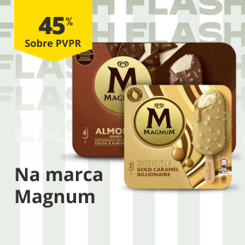 45% PVPR na marca Magnum 