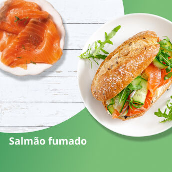 Salm&atilde;o Fumado