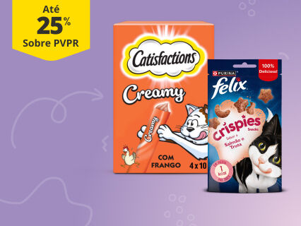 At&eacute; 25% PVPR em snacks