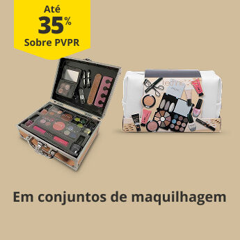 Até 35% PVPR Em Conjuntos de Maquilhagem