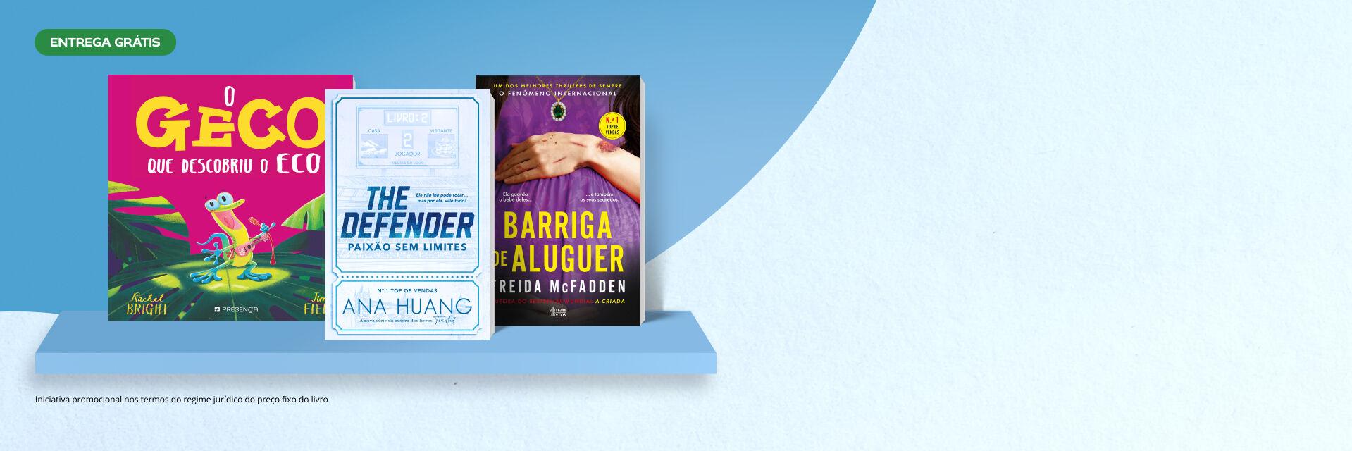 De 20% a 50% em todos os livros. De 21 a 23/04