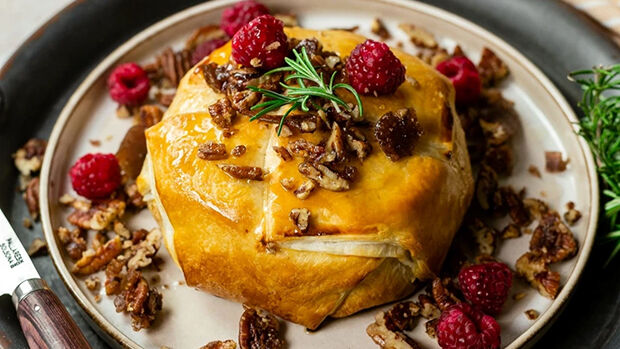 Receita Folhado de queijo e compota