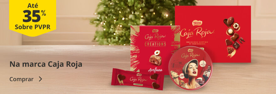 At&eacute; 35% PVPR na marca Caja Roja