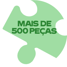 Mais de 500 pe&ccedil;as