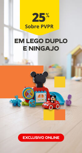 25% PVPR em LEGO Duplo e Ninjago