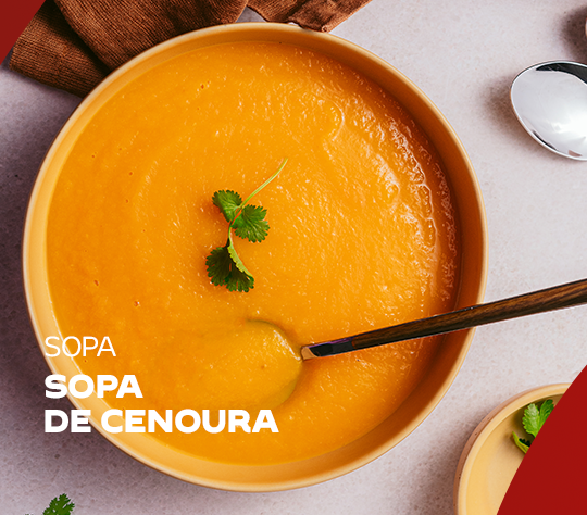 Receita: Sopa de Cenoura