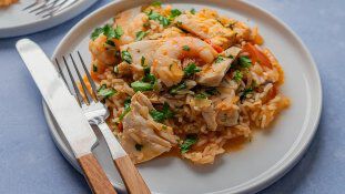 Recieta de Arroz Malandro de Robalo