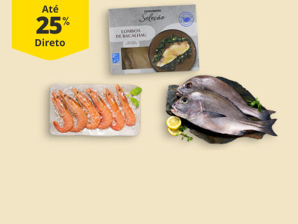 At&eacute; 25% Desconto Direto em Peixaria