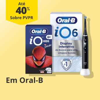 At&eacute; 40% PVPR em Oral-B