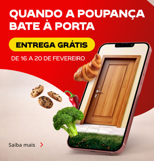 Aproveite a Entrega Gr&aacute;tis, de 16 a 20 de fevereiro.