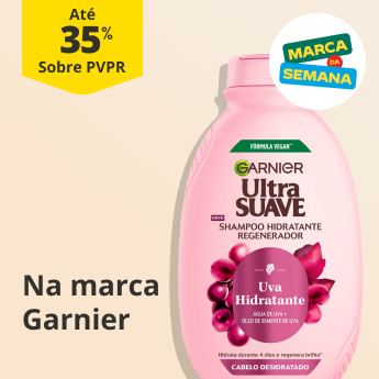 At&eacute; 35% sobre PVPR Marca da semana Garnier