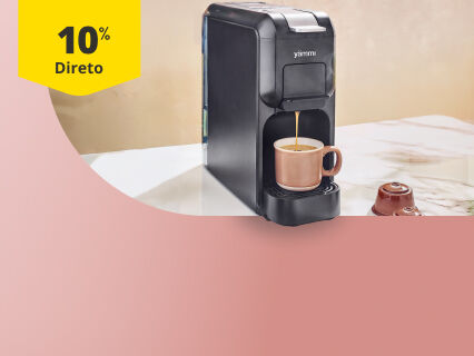10% desconto direto em m&aacute;quinas de caf&eacute;