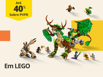 At&eacute; 40% PVPR em Lego