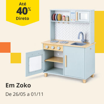At&eacute; 40% DD em Zoko